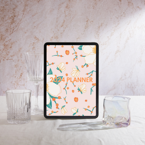 Beautiful Flower Digital Planner