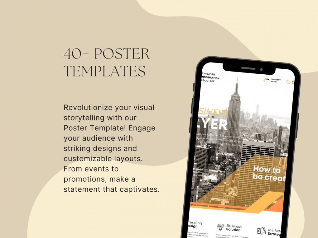 40+ Creative Poster Template | Canva Template | Event Poster Template | Design Poster Template | Show Poster | Party Poster | Music Poster