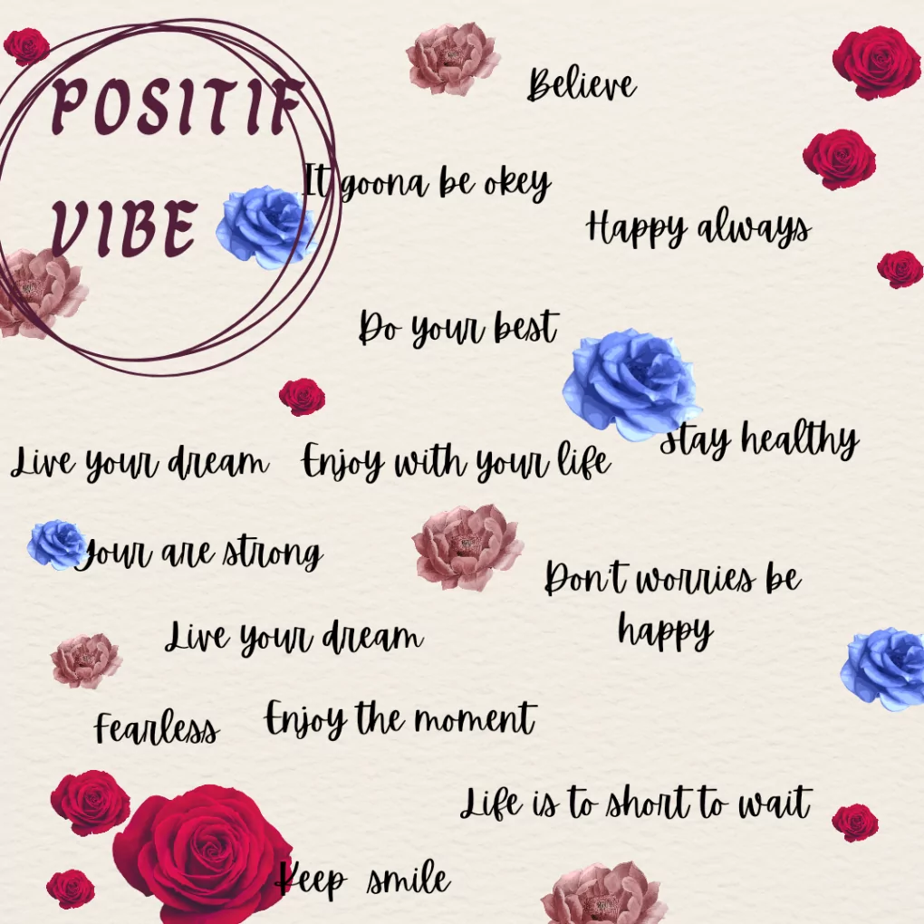 Positive vibe quote