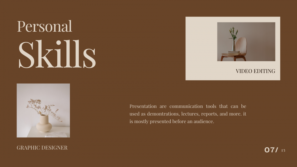 Modern Minimalist Aesthetics Canva Presentation Slides Template
