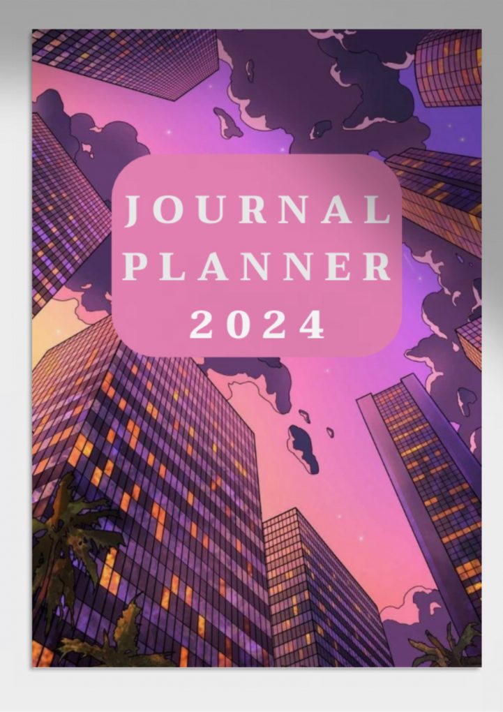 Journal planner template 2024