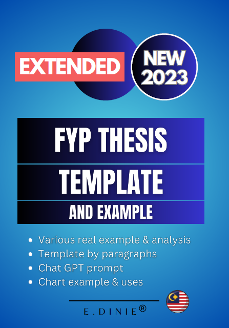 FYP Thesis Template and Example Only [Not a Full Version]