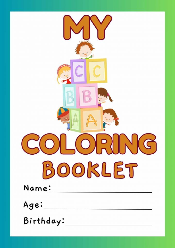 MY ABC COLOURING BOOK for kids