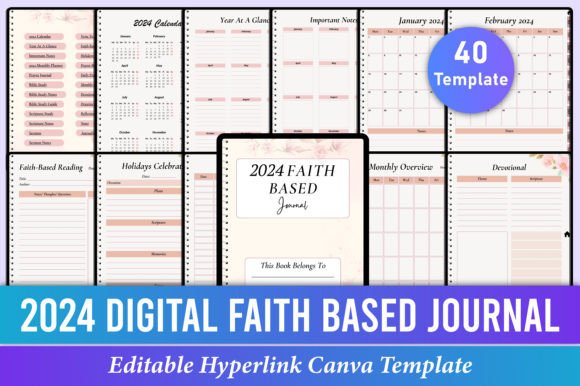2024 Digital Faith Based Journal Canva