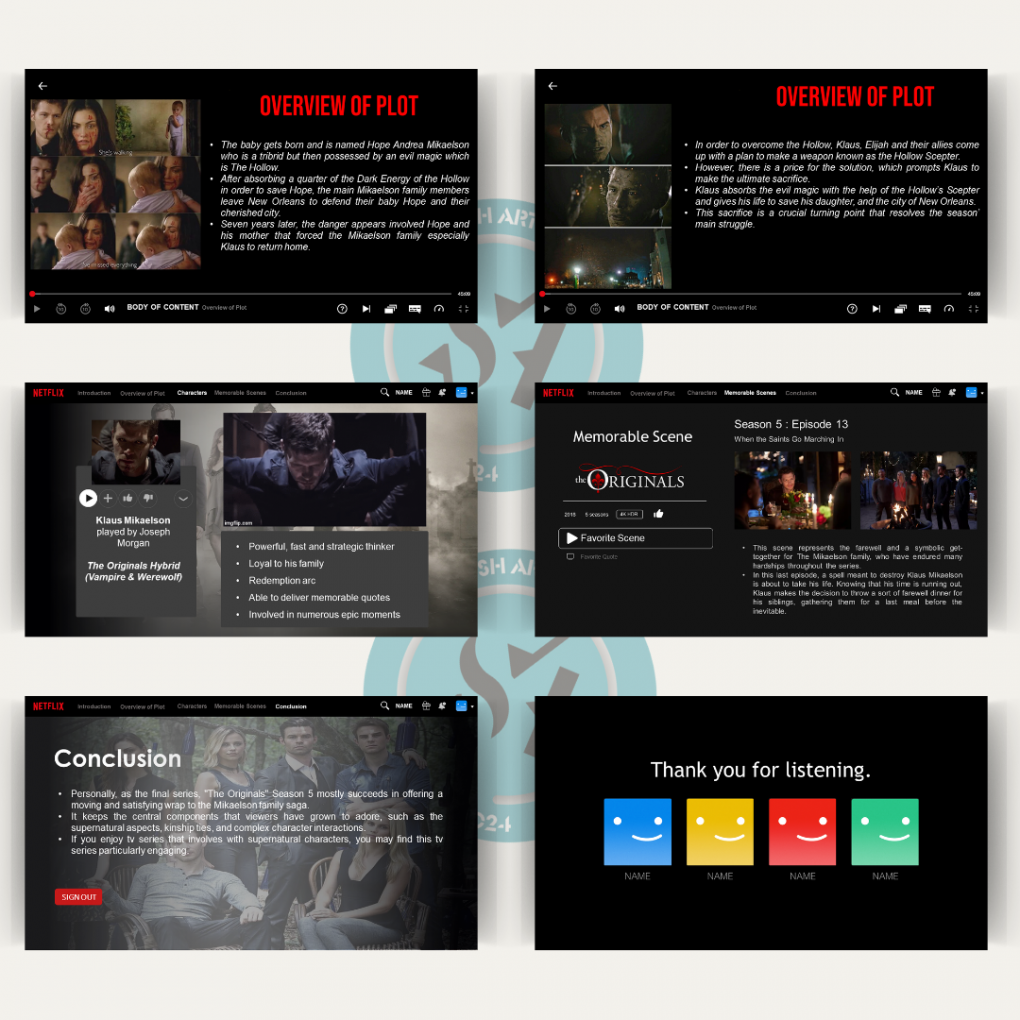 Netflix Inspired Personalised Slideshow | Editable PowerPoint Template | Animated Slideshow | Professional Presentation with Streaming Style