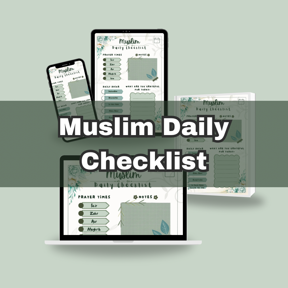 Muslim Daily Checklist