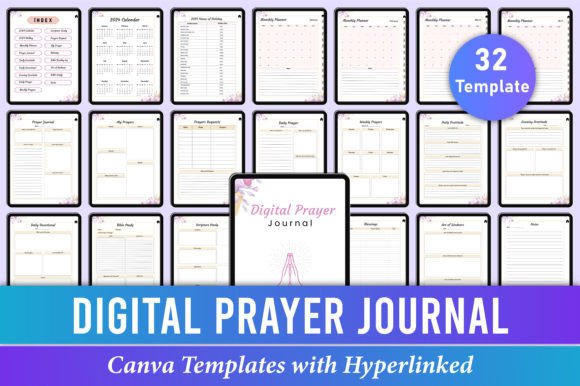 Digital Prayer Journal Canva Template