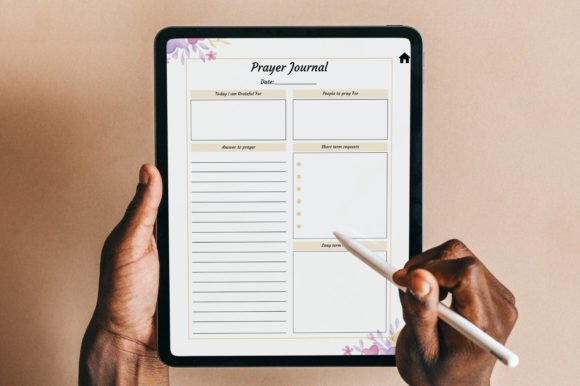 Digital Prayer Journal Canva Template