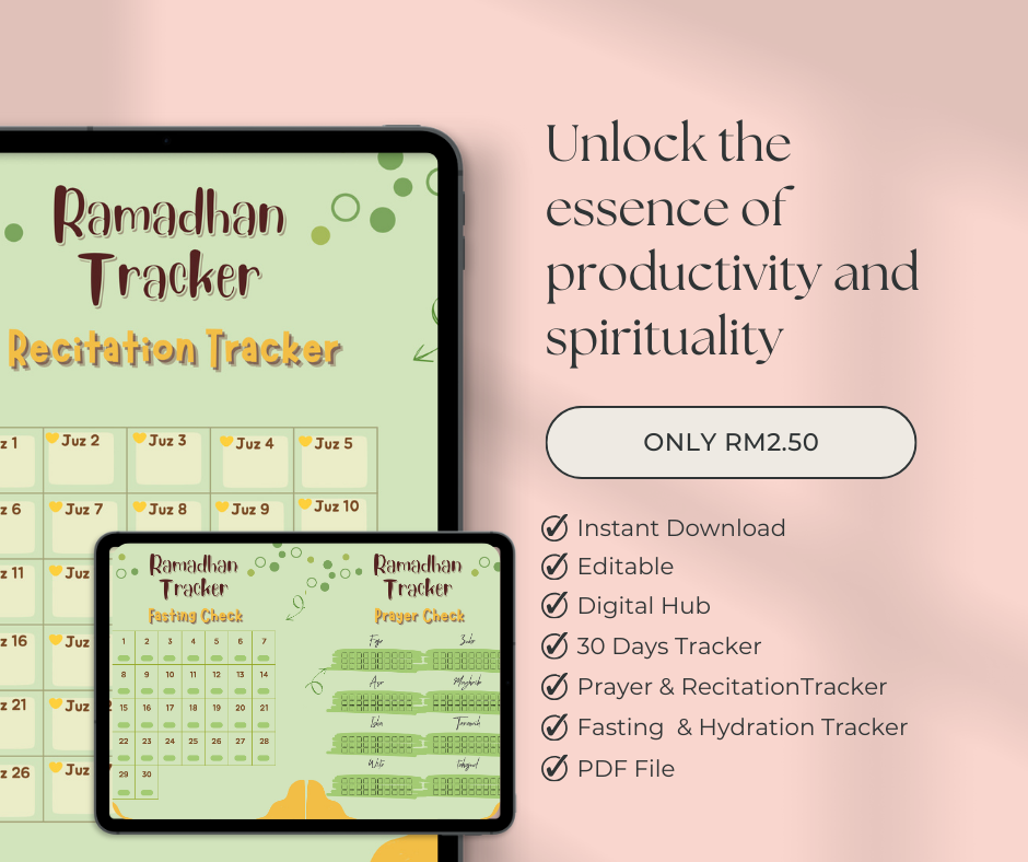 Digital Planner for Ramadhan 2024