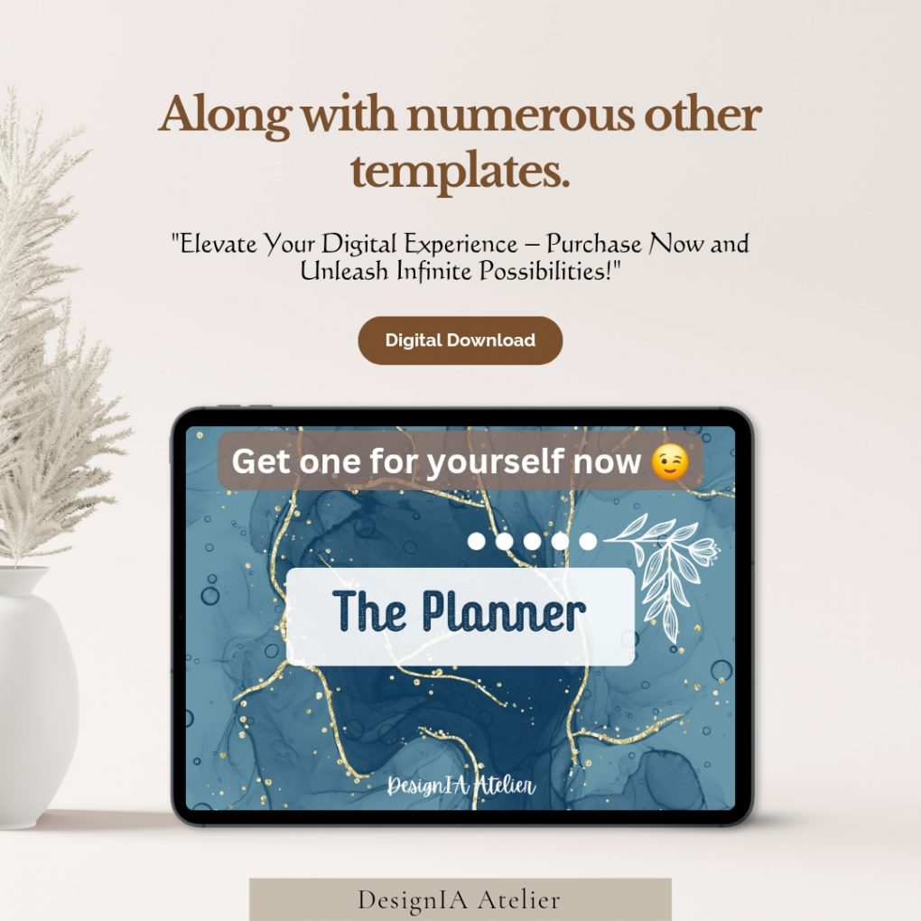 The Planner | Undated Digital Planner