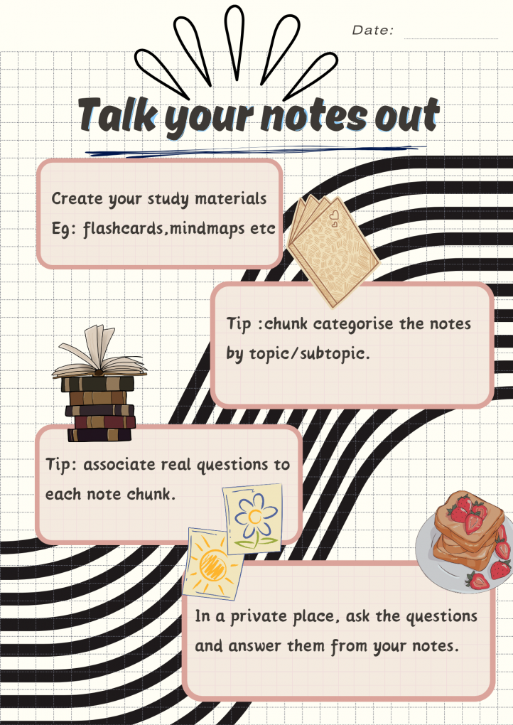 Talk your notes out