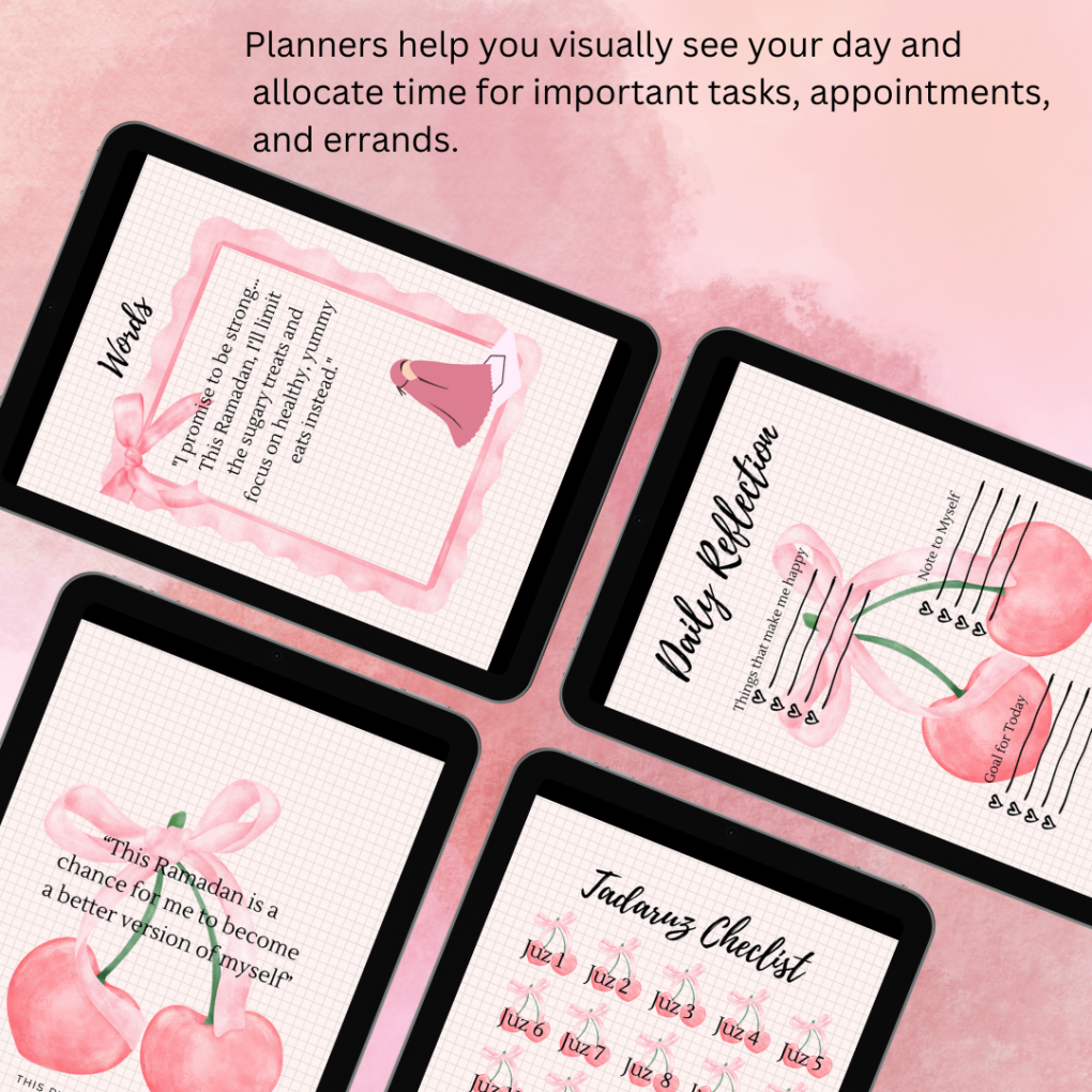 Pink Cute Ramadhan Planner