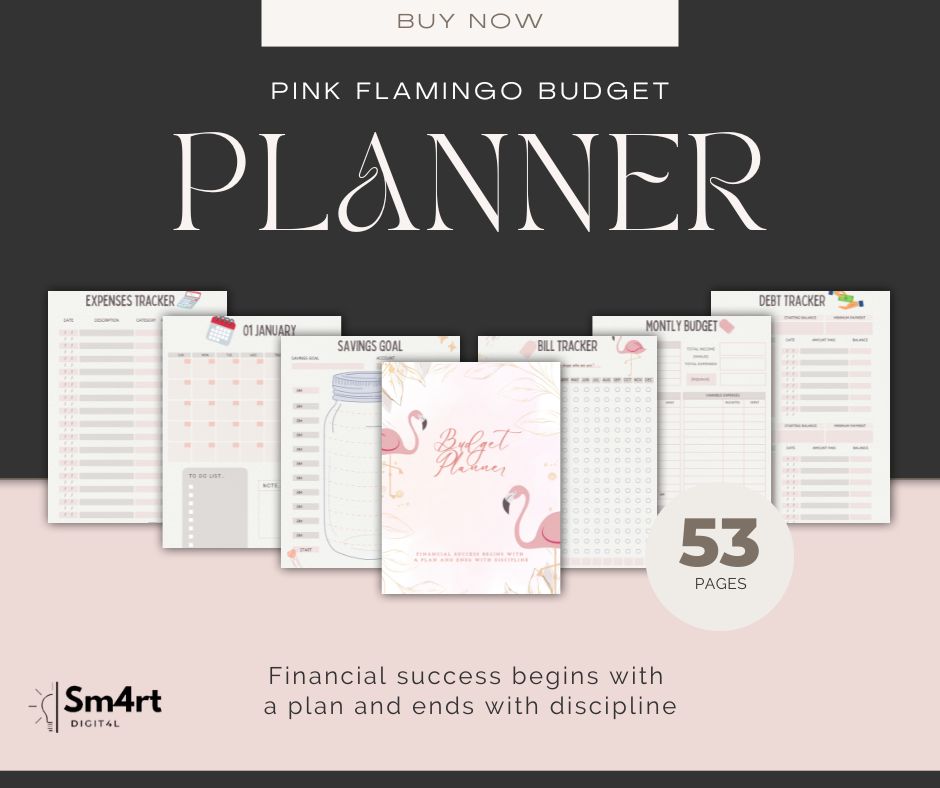 Pink Flamingo Budget Planner