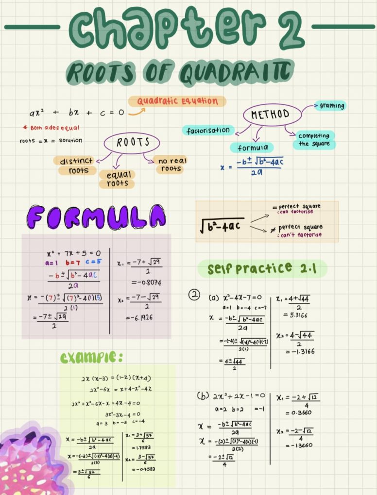 ADDMATH FORM 5 CHAPTER 2 ( roots of equation)