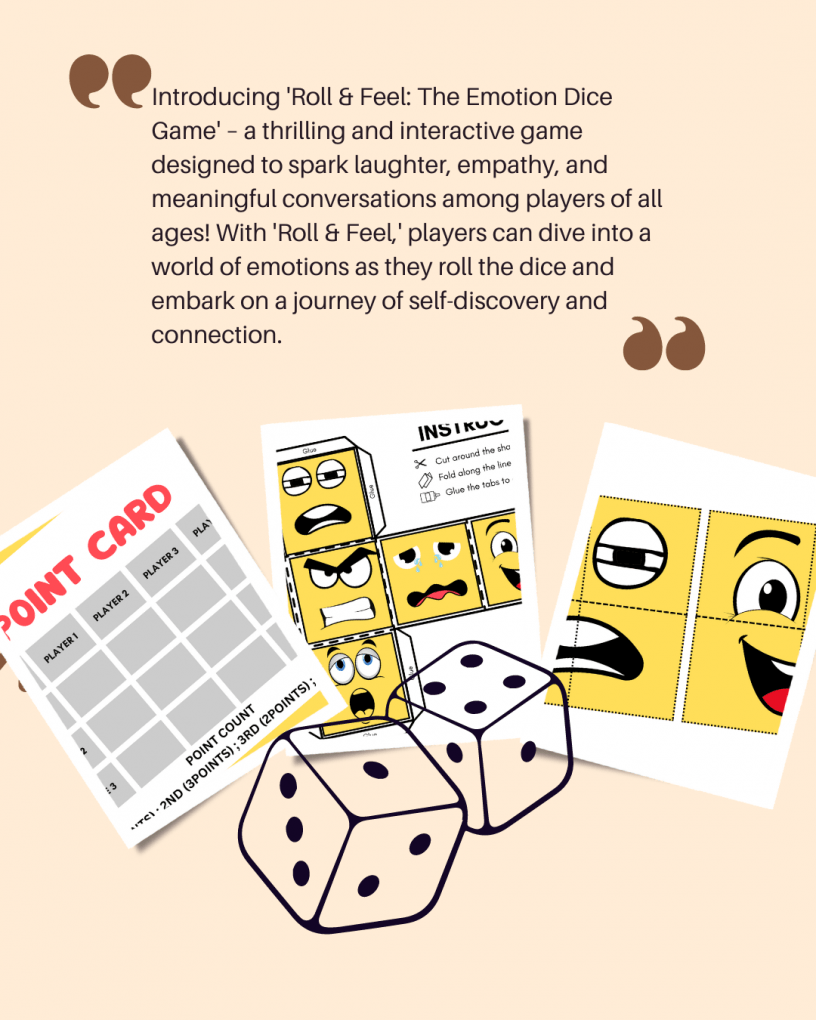ROLL AND FEEL : EMOTION DICE GAME
