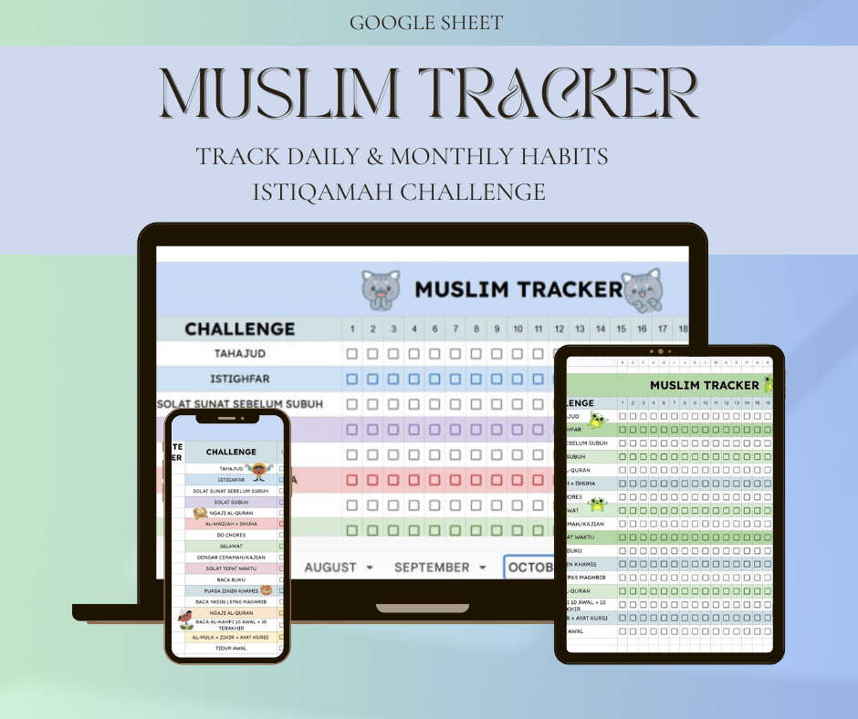 Muslim Tracker | Istiqamah | Challenge | Habits
