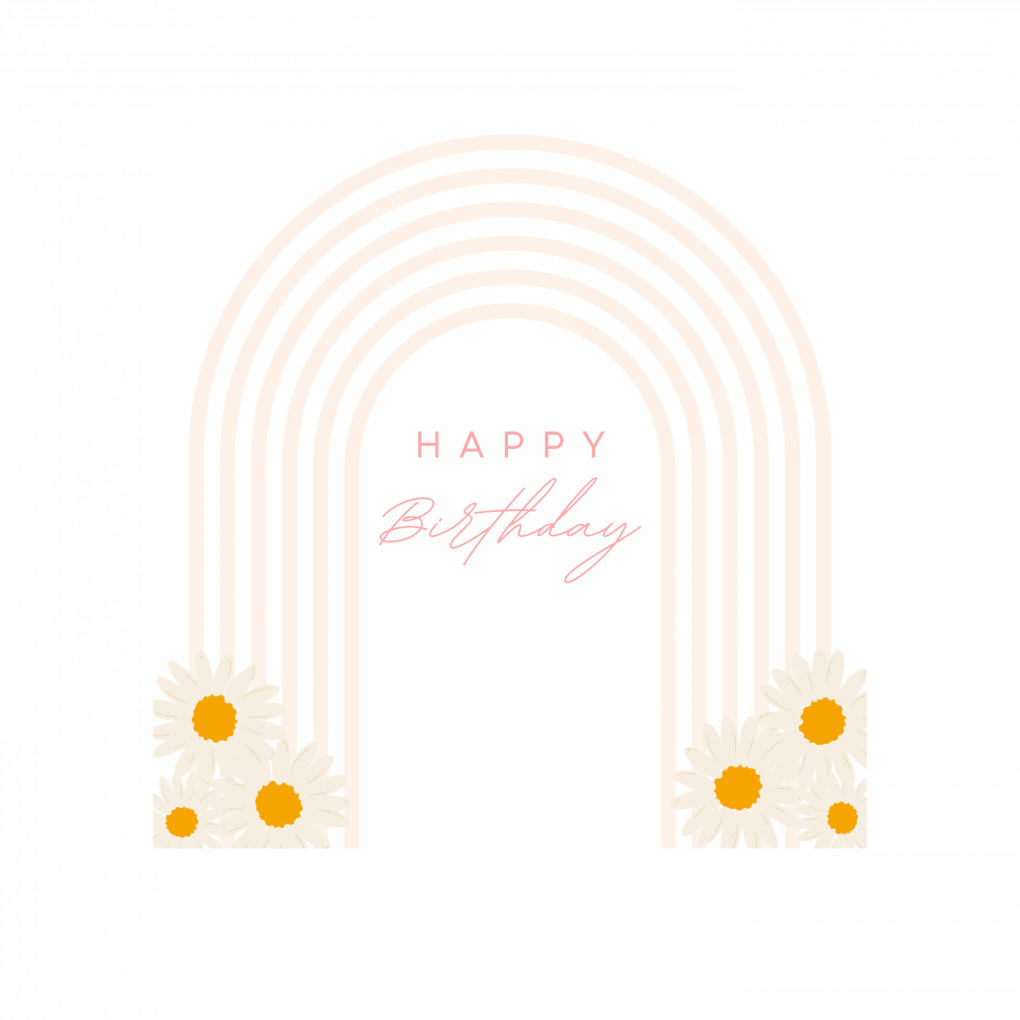 Minimalist Birthday Card